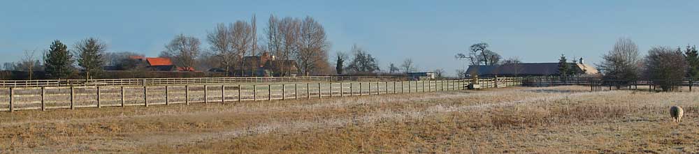 Rosehill Farm Boarding Kennels Winter Scene All Kennels are Heated